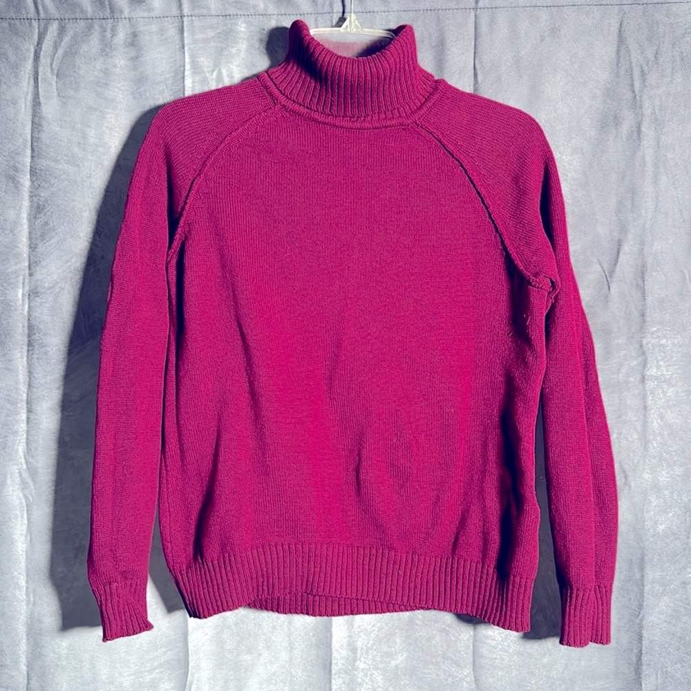Karen Scott Burgundy PM sweater